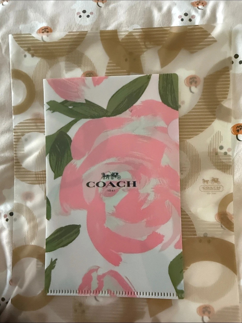 Coach Set of 2 File Folders